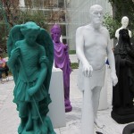 Group of Figures by Katharina Fritsch at MoMa Garden